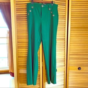 Corey Lynn Calter Green Sailor Pants from Anthro